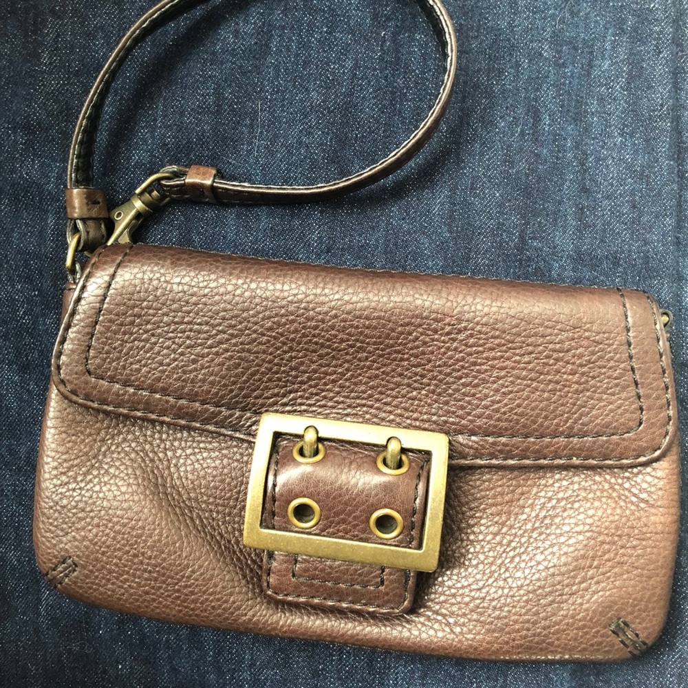 Cute Leather Banana Republic Wristlet NWOT